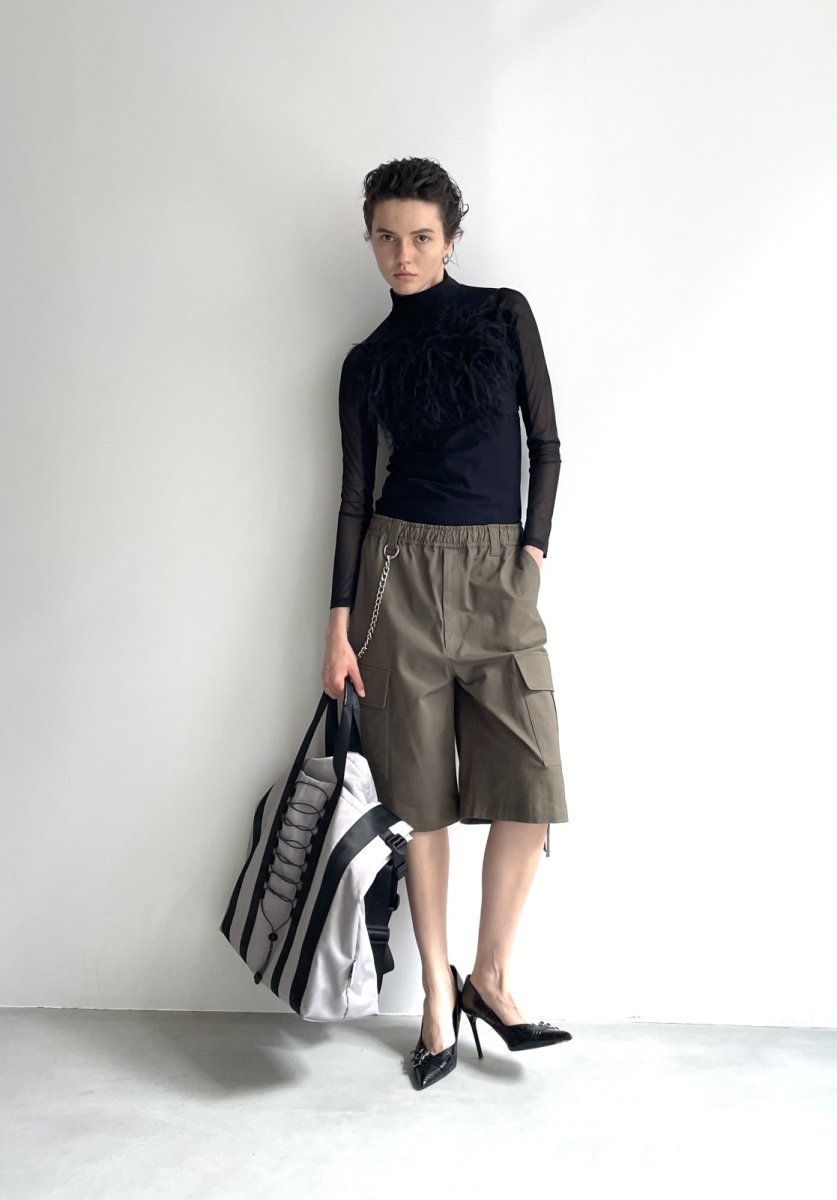 画像1: KISHIDAMIKI "borrow"baggy trousers (1)