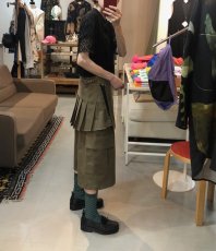 画像12: KISHIDAMIKI studs wrap skirt  (12)