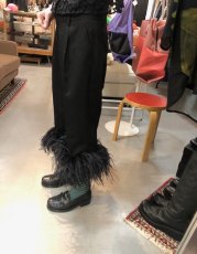 画像8: KISHIDAMIKI cropped feather trousers (8)
