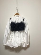 画像1: KISHIDAMIKI ostrich feather bra (1)
