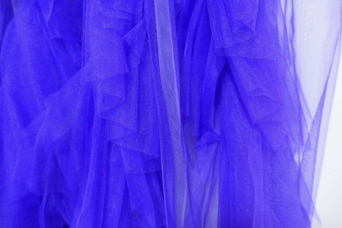 画像2: VIVIANO Ruffle Trimmed Tulle Skirt (2)