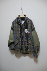 画像1: STOF FRINGE WOOL MIX HOODED BLOUSON (1)