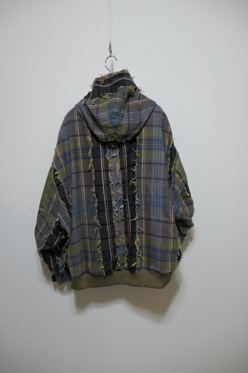 画像5: STOF FRINGE WOOL MIX HOODED BLOUSON (5)