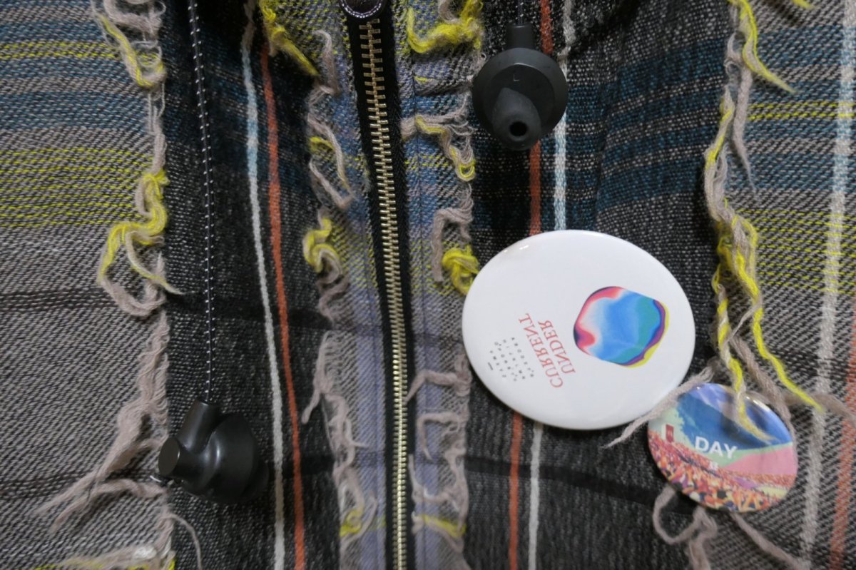 画像2: STOF FRINGE WOOL MIX HOODED BLOUSON (2)