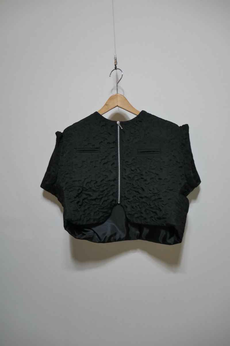 画像1: DECO depuis1985 BOTANICAL QUILT VEST (1)