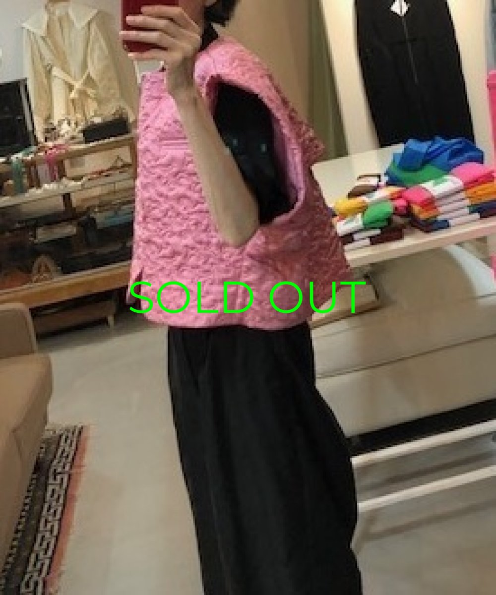 画像6: DECO depuis1985 BOTANICAL QUILT VEST (6)