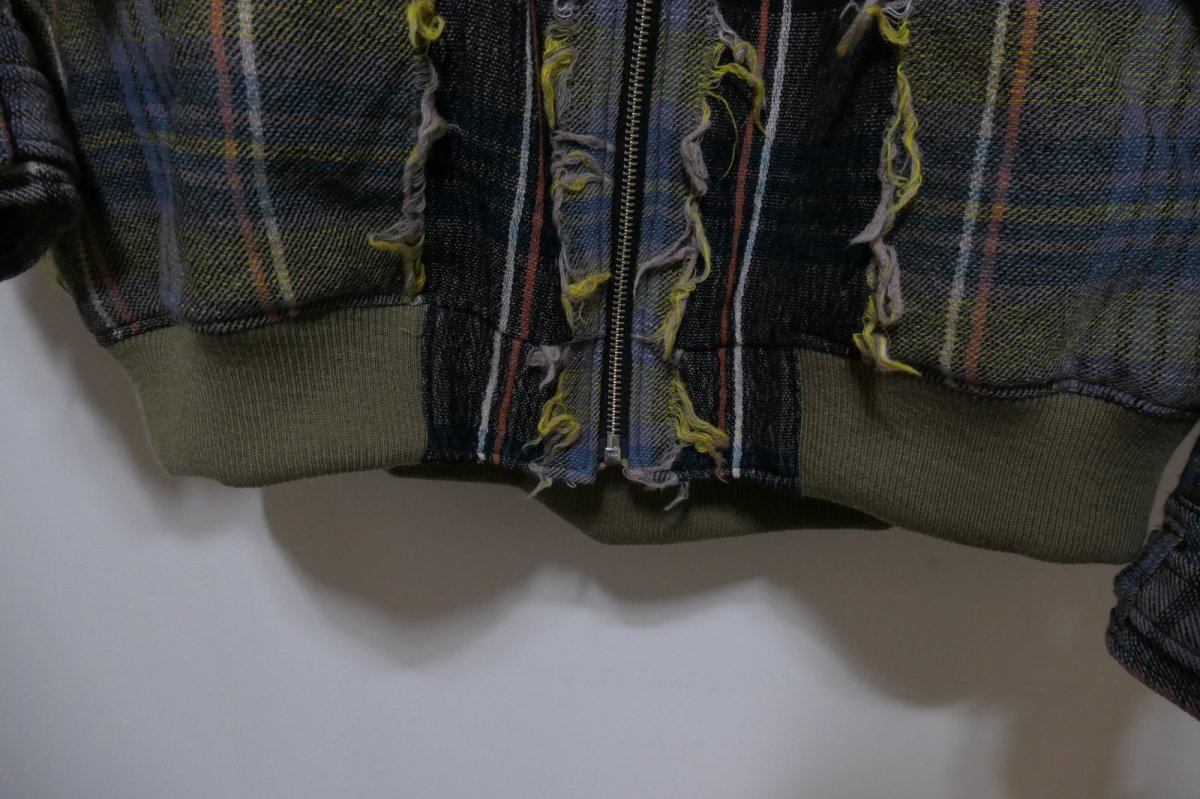 画像4: STOF FRINGE WOOL MIX HOODED BLOUSON (4)