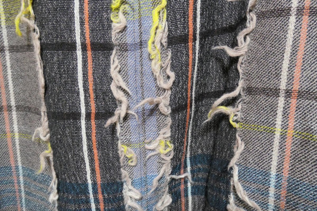 画像6: STOF FRINGE WOOL MIX HOODED BLOUSON (6)