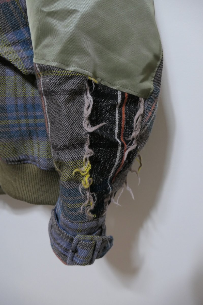 画像3: STOF FRINGE WOOL MIX HOODED BLOUSON (3)