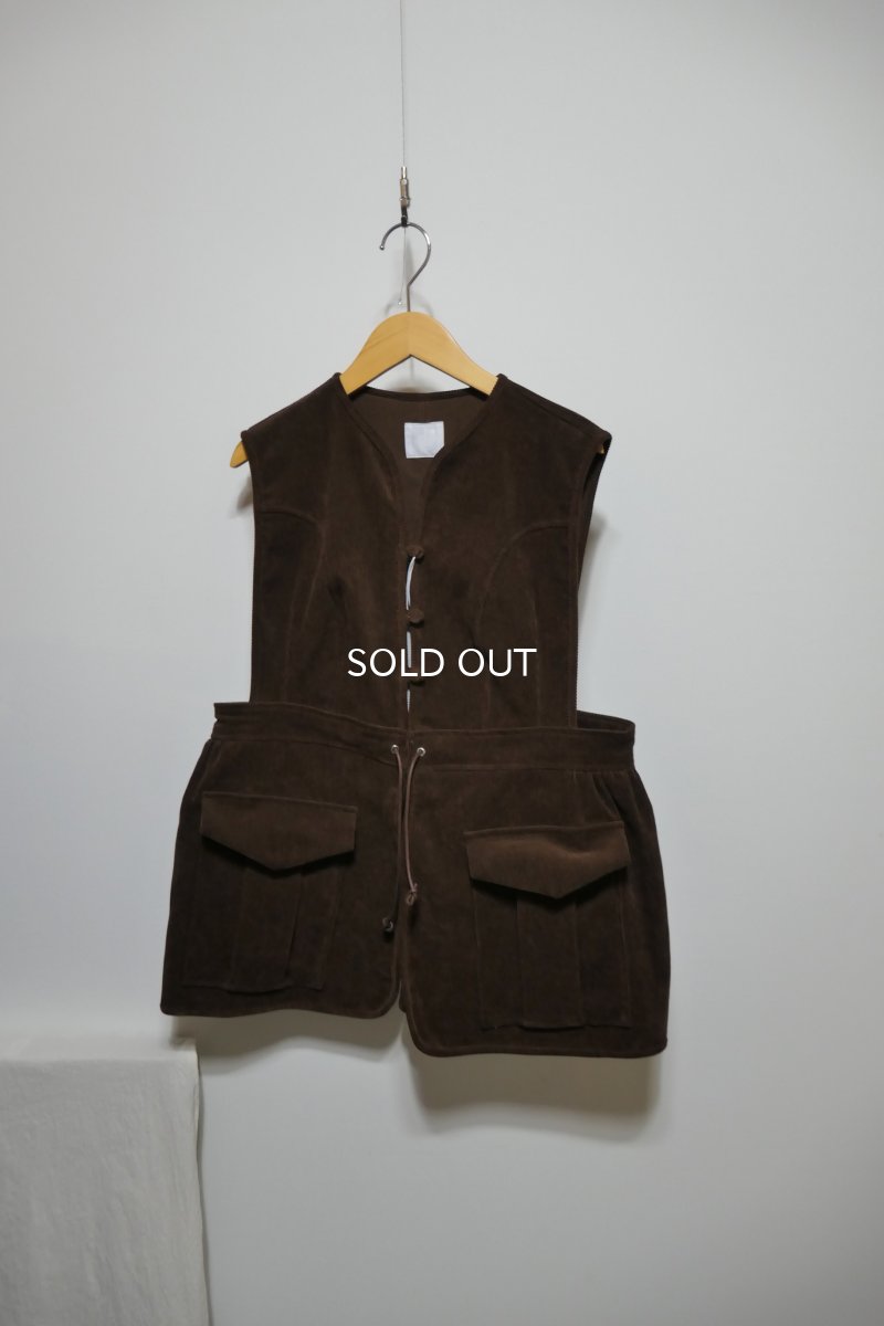 画像1: DECO depuis1985 ORGANIC CORDUROY VEST (1)