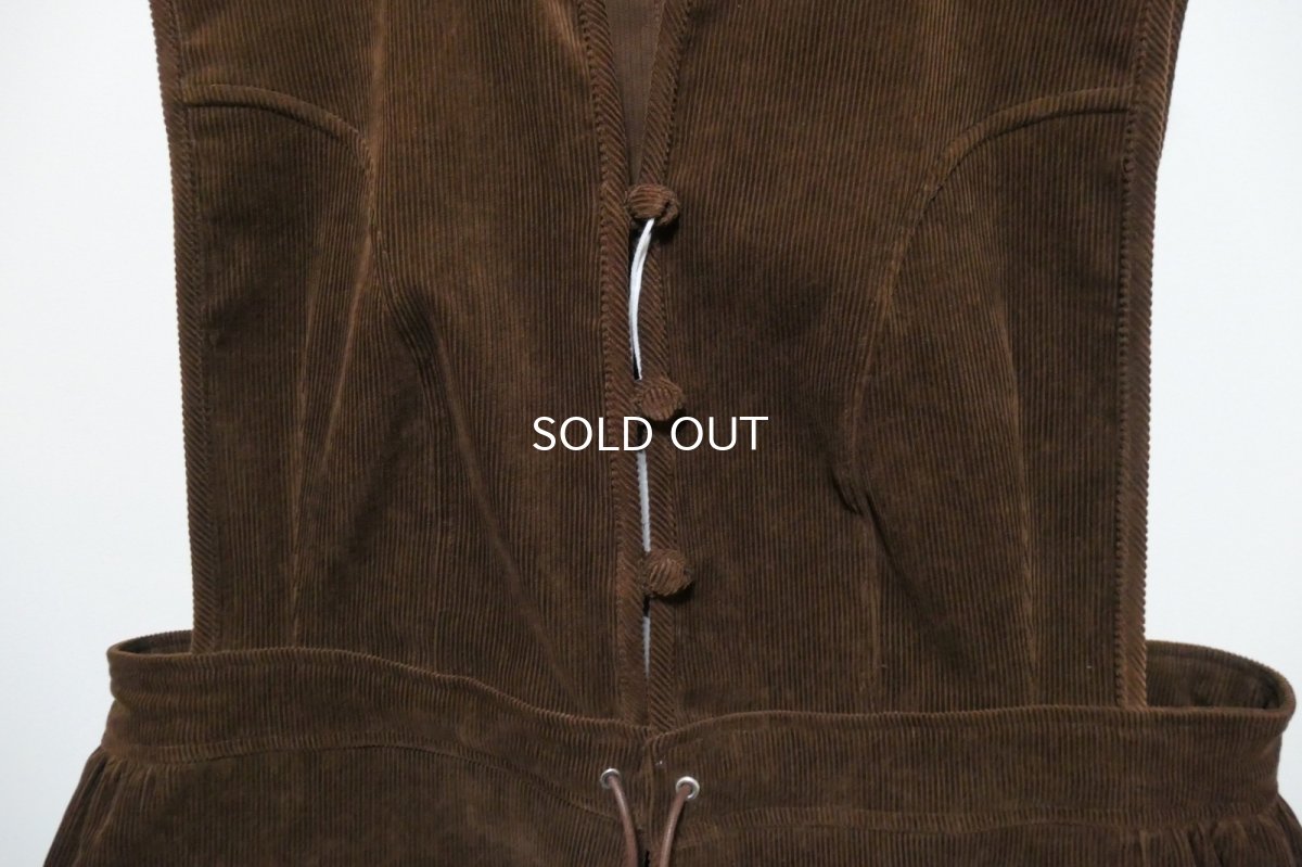 画像2: DECO depuis1985 ORGANIC CORDUROY VEST (2)