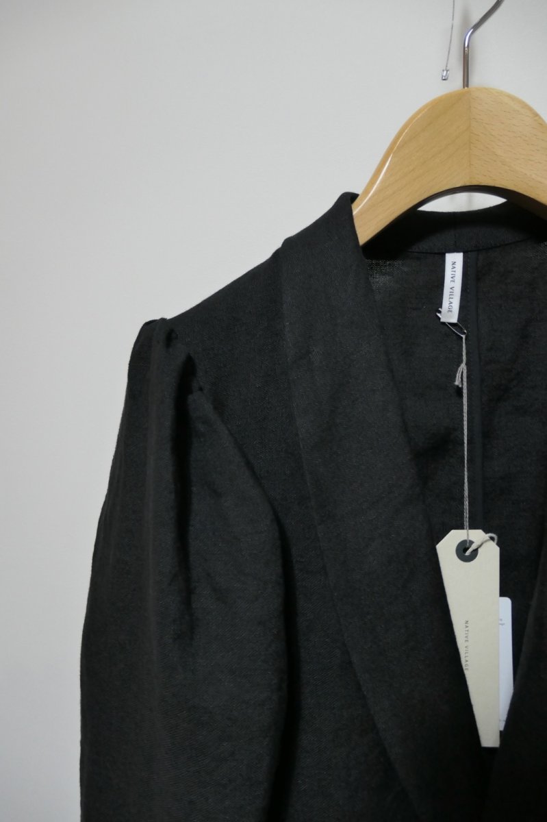 画像2: NATIVE VILLAGE Puff sleeve jacket (2)