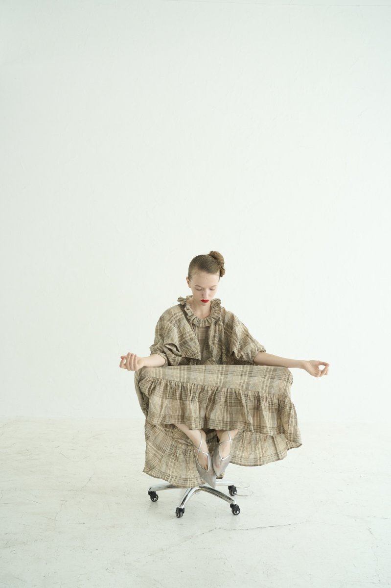 画像2: DECO depuis1985 MADRAS CHECK ONEPIECE (2)