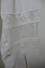 画像3: DECO depuis1985 COTTON LINEN DYED HORSE CLOTH LACE PANTS (3)
