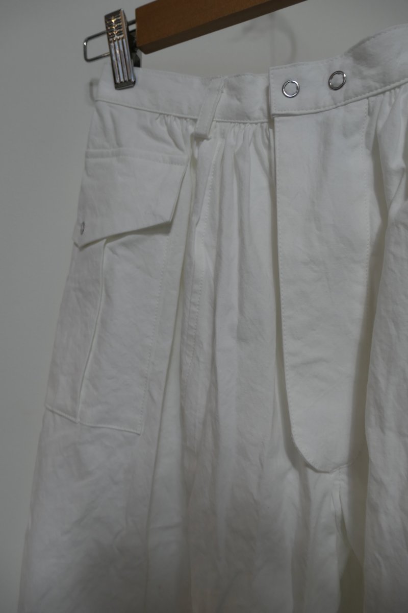画像7: DECO depuis1985 COTTON LINEN DYED HORSE CLOTH LACE PANTS (7)