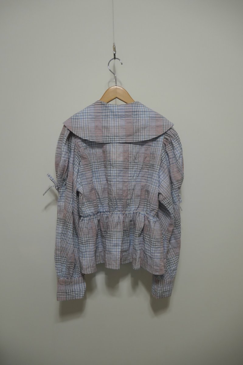 画像5: DECO depuis1985 MADRAS CHECK BLOUSE (5)