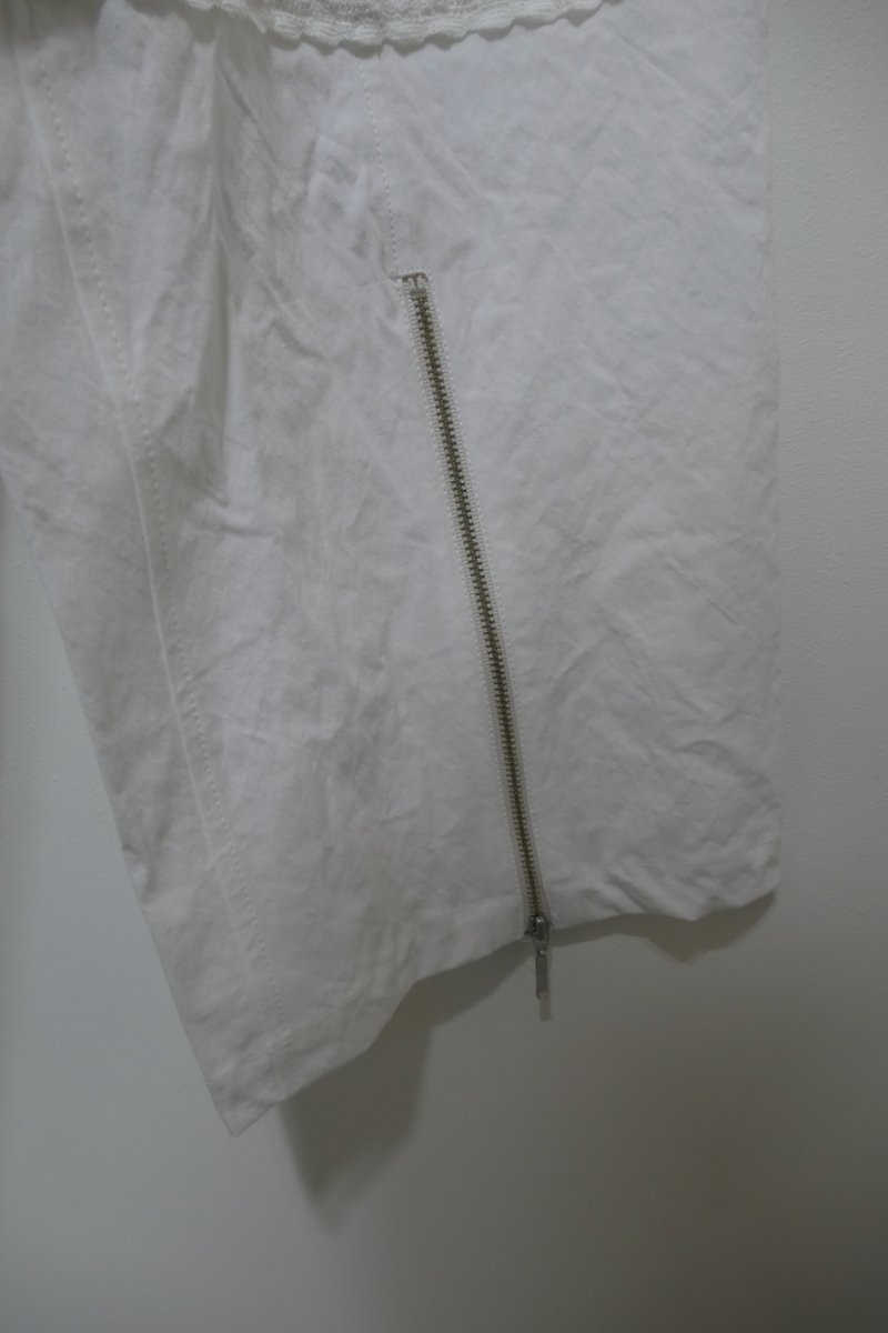 画像6: DECO depuis1985 COTTON LINEN DYED HORSE CLOTH LACE PANTS (6)