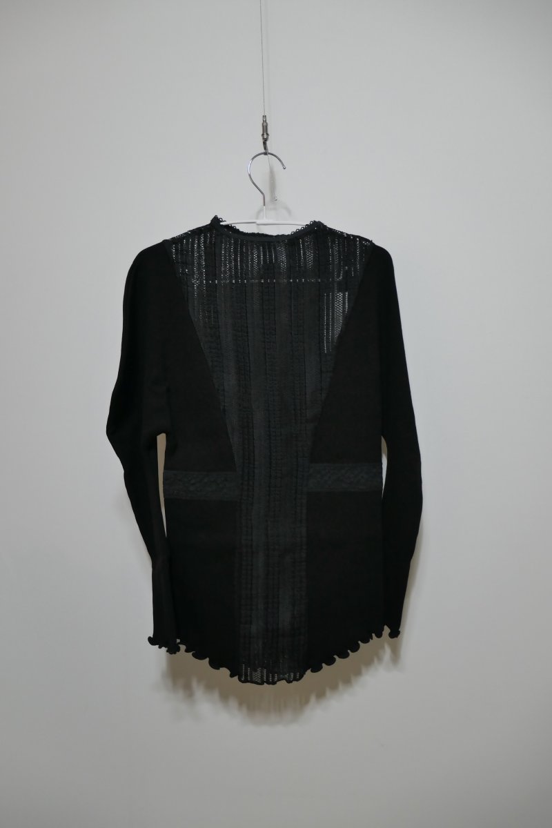 画像1: DECO depuis1985 RIB LACE TOPS (1)