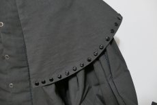 画像3: DECO depuis1985 COTTON LINEN DYED HORDE CLOTH STUDS SHIRTS (3)