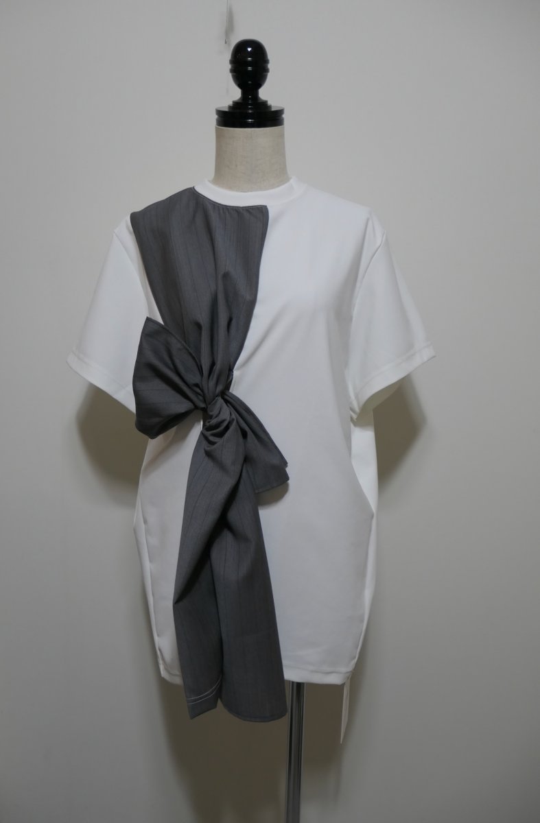 画像1: tactor tie silhouette  t-shirt (1)