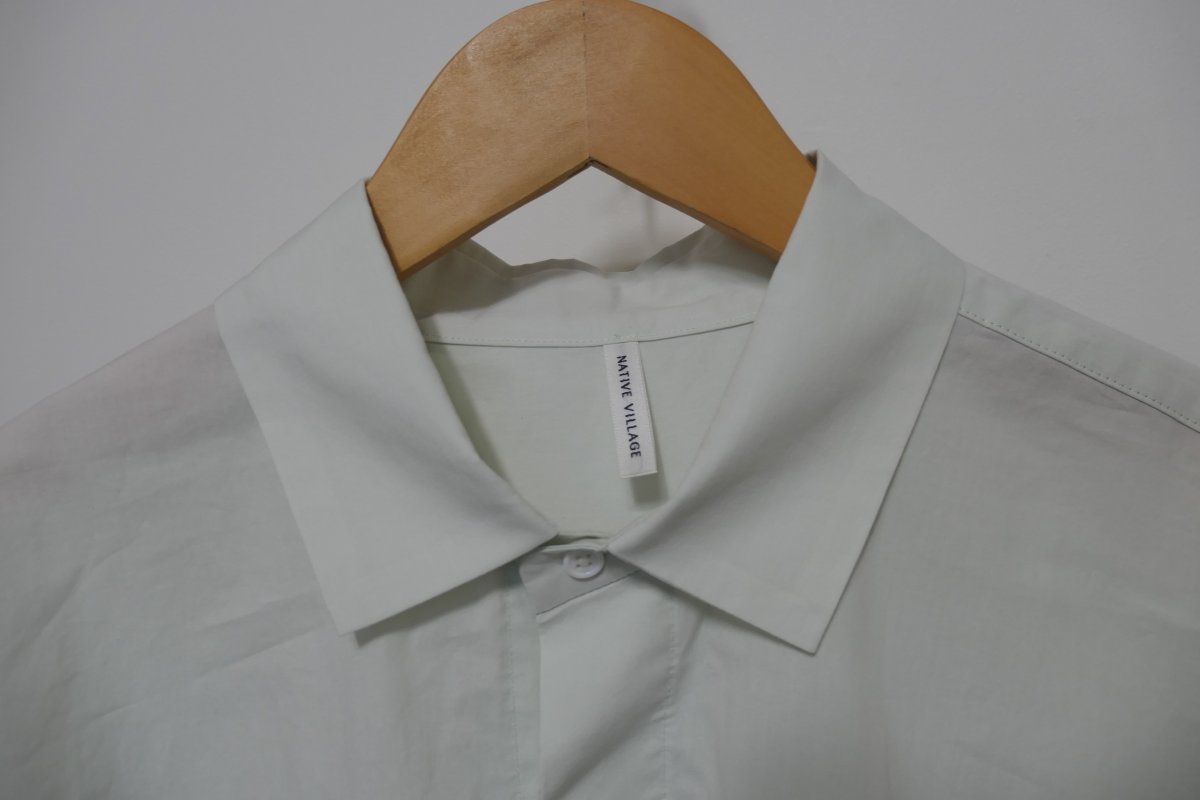 画像2: NATIVE VILLAGE Embroidered cuffs shirt (2)