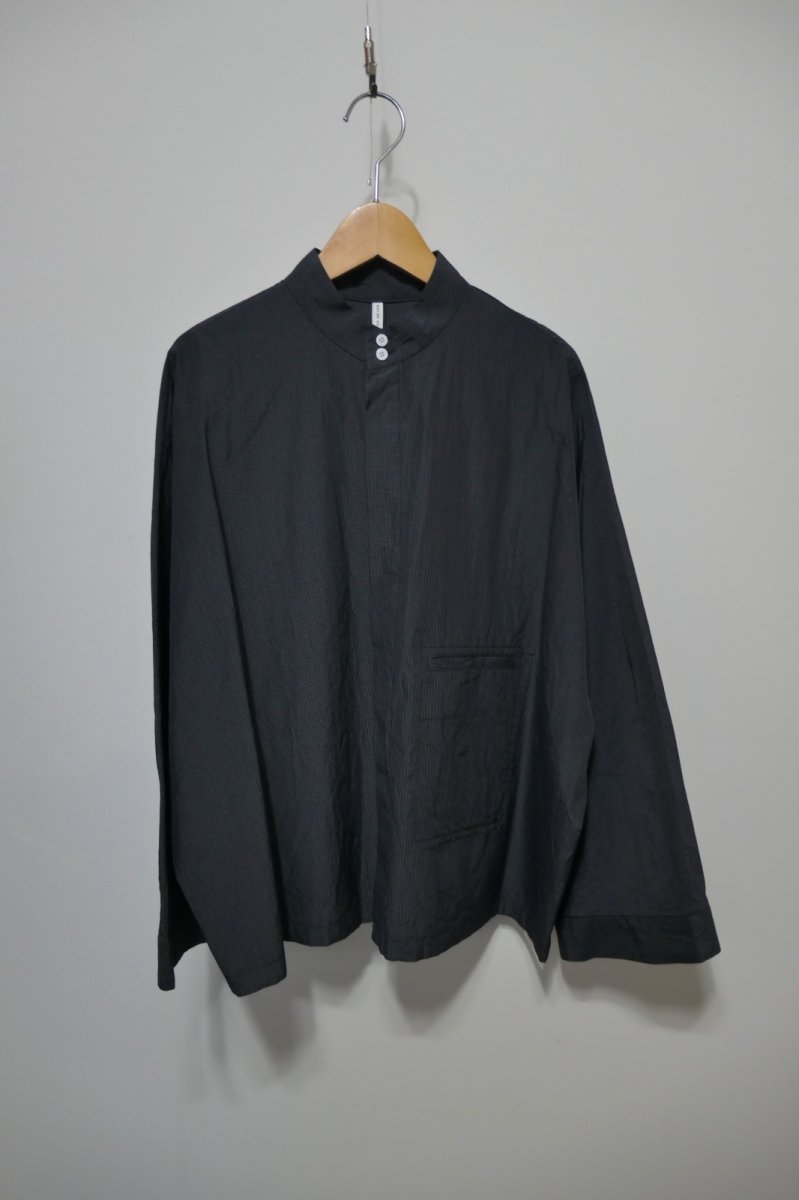 画像1: NATIVE VILLAGE Band collar blouse (1)