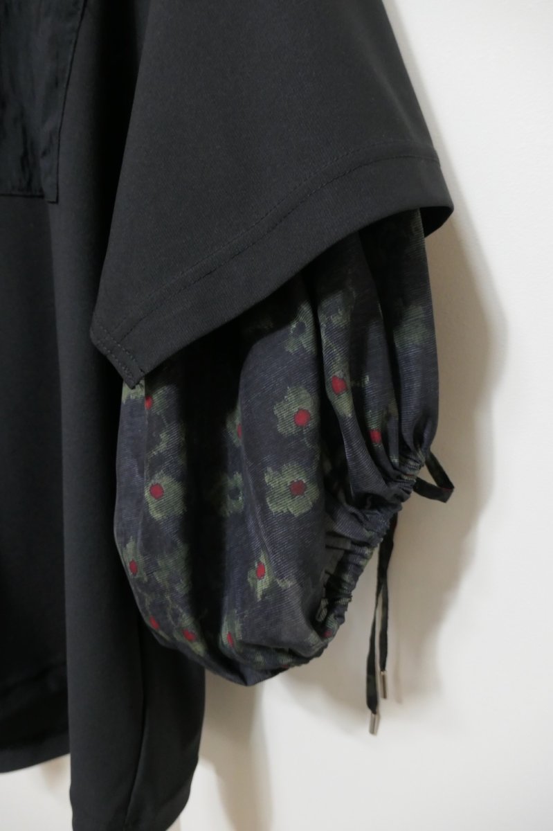 画像2: tactor gathered sleeve t-shirt (2)