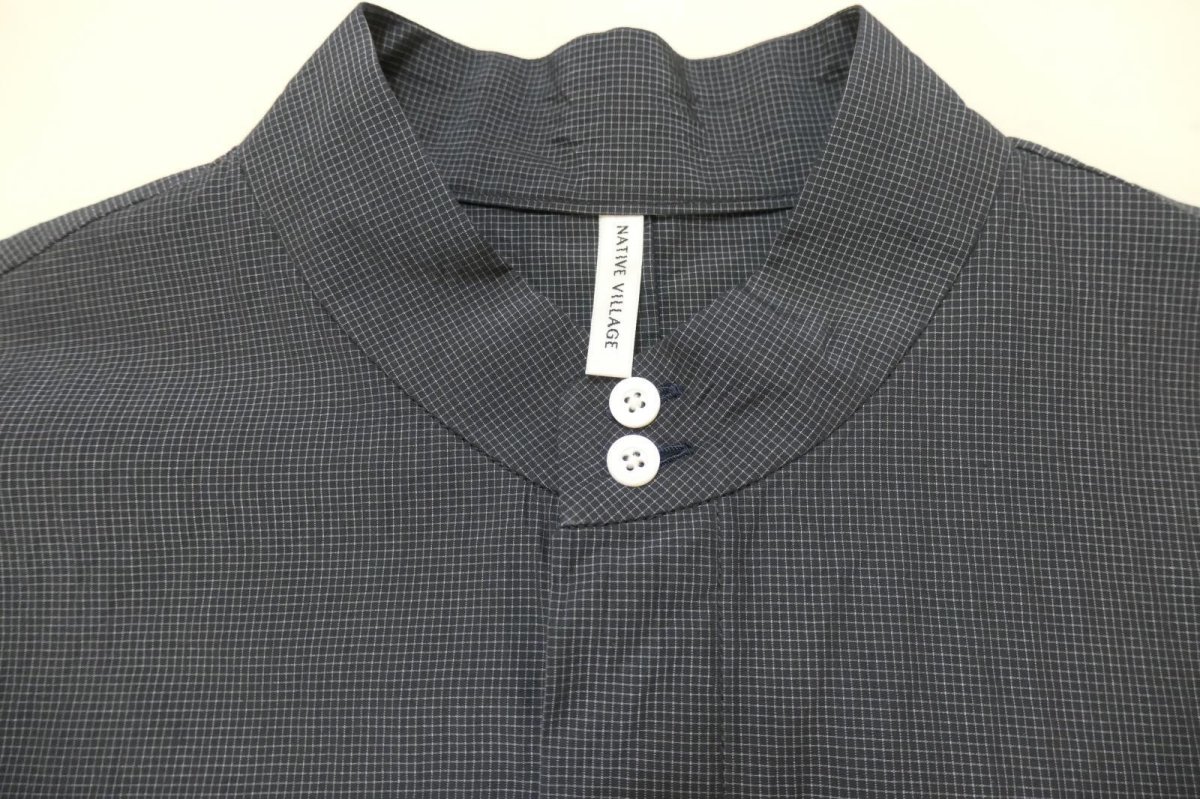 画像7: NATIVE VILLAGE Band collar blouse (7)