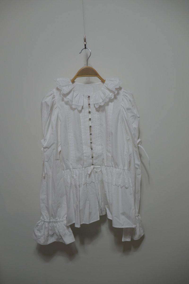 画像1: DECO depuis1985 TYPEWRITER LACE SHIRTS (1)