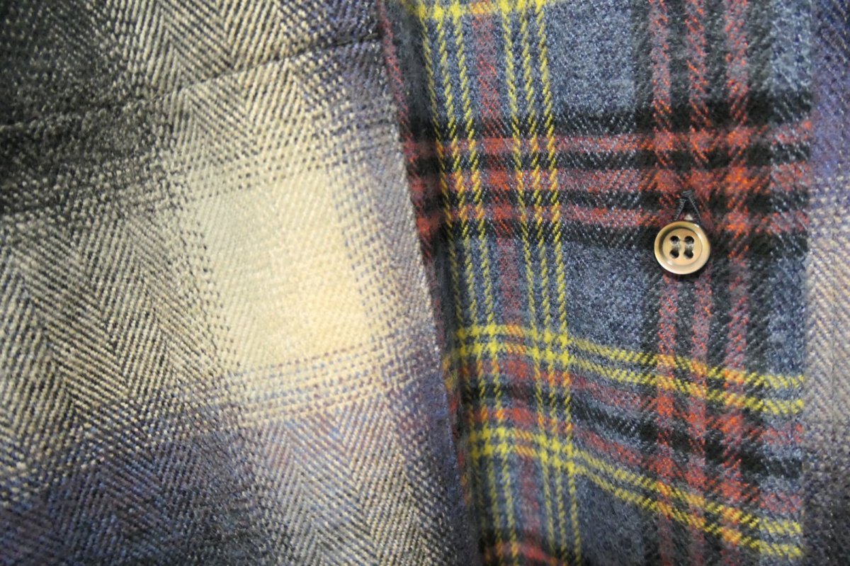 画像3: STOF Half flannel big shirt (3)