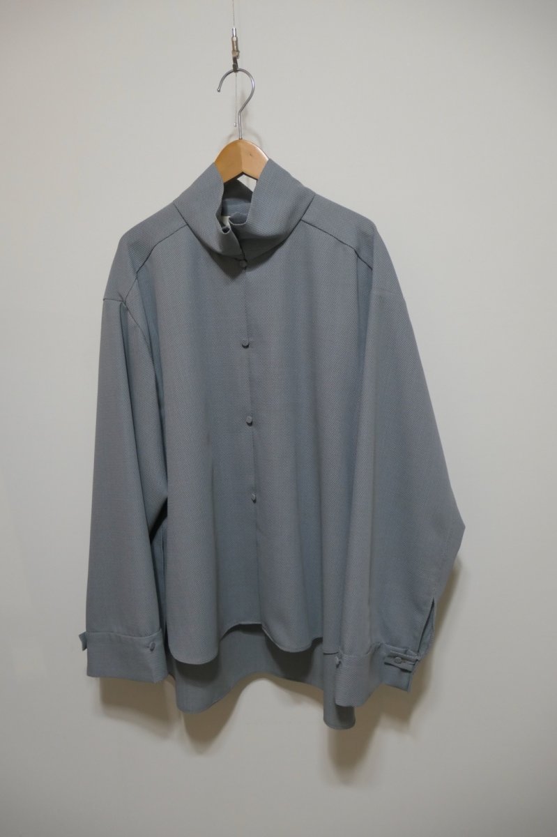 画像1: Jens STAND COLLAR SHIRT  (1)