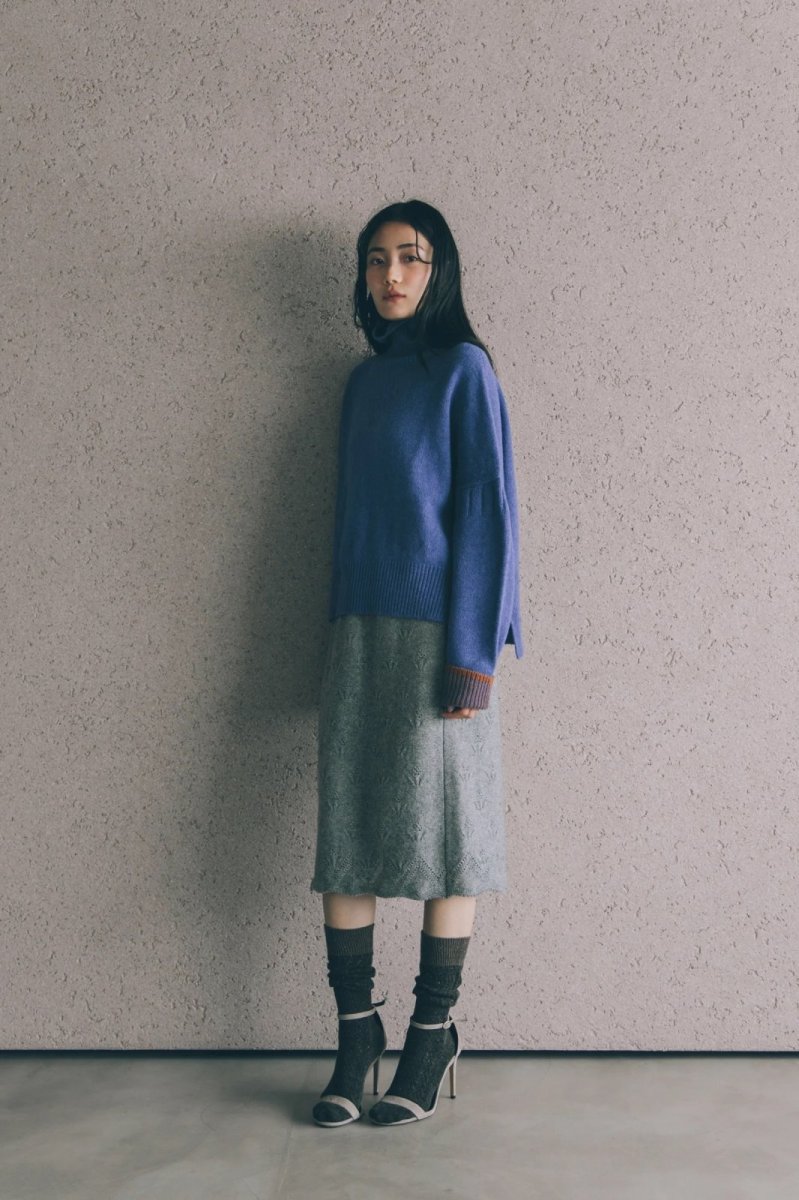 画像4: YUKI SHIMANE Loose&Fit Lace High-Socks (4)