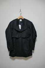 画像1: DECO depuis1985 PIN STRIPE GILET JACKET (1)