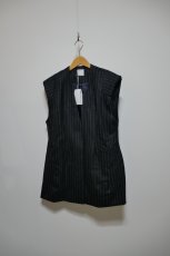 画像6: DECO depuis1985 PIN STRIPE GILET JACKET (6)