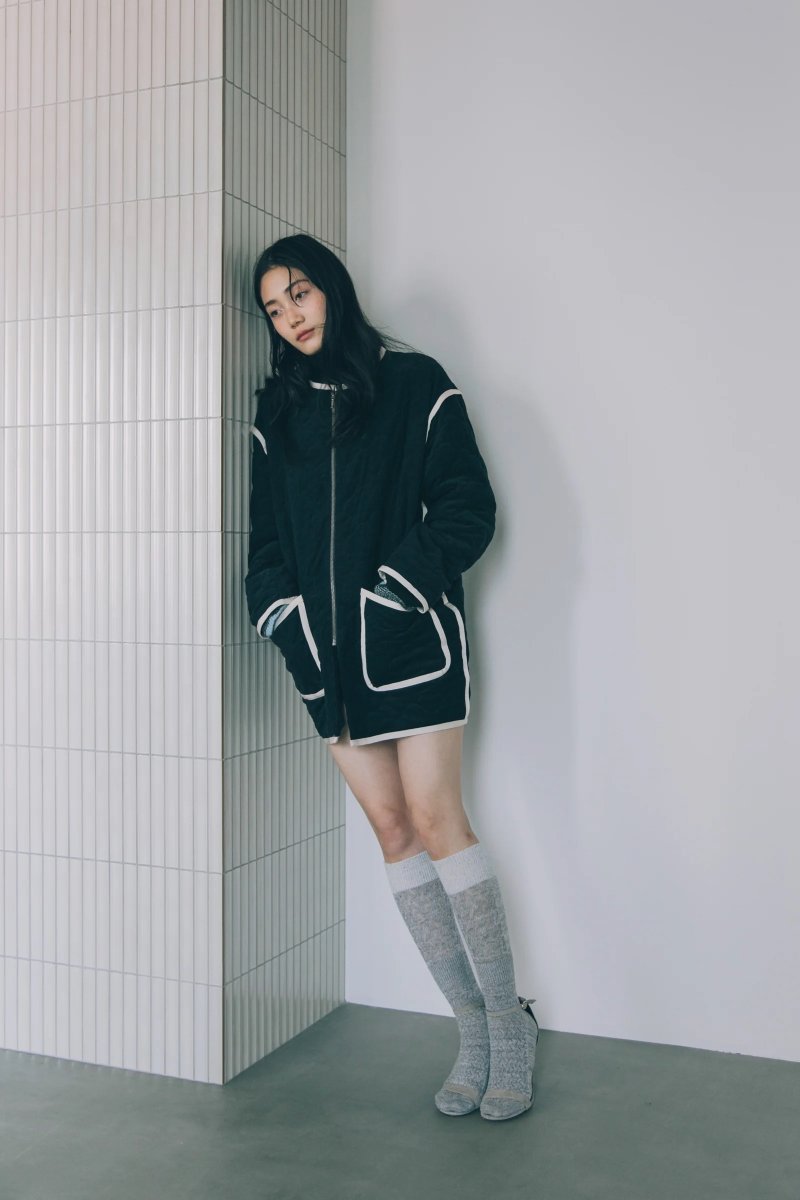 画像3: YUKI SHIMANE Loose&Fit Lace High-Socks (3)