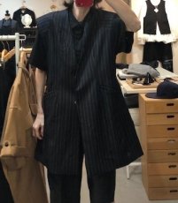 画像11: DECO depuis1985 PIN STRIPE GILET JACKET (11)