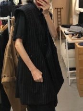 画像12: DECO depuis1985 PIN STRIPE GILET JACKET (12)