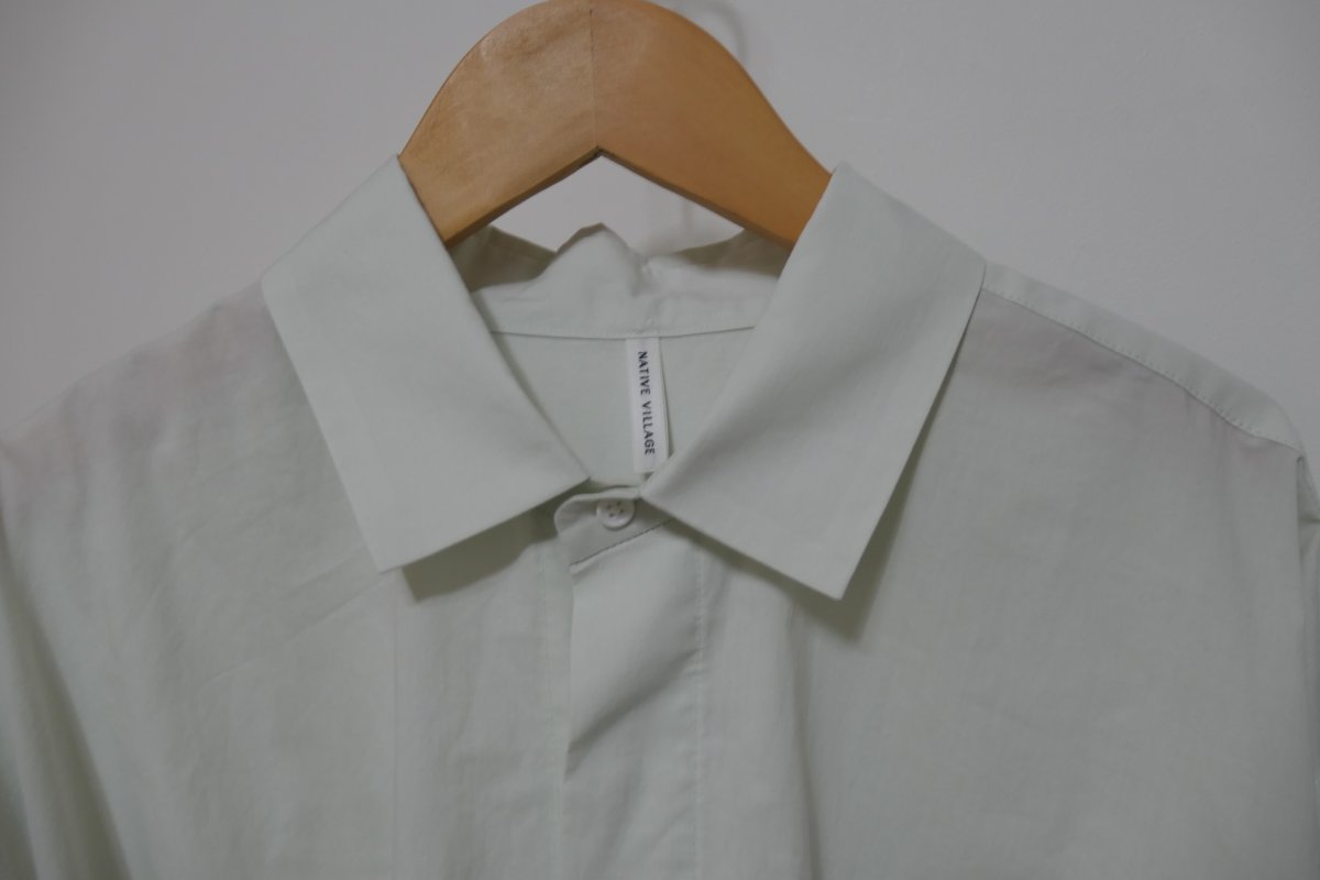 画像2: NATIVE VILLAGE Embroidered cuffs shirt (2)