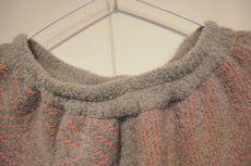 画像2: YUKI SHIMANE Chevron Jacquard Knit Skirt (2)
