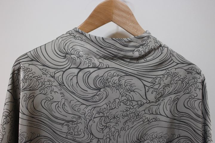 ETHOSENS Wave pattern blouse - mousses