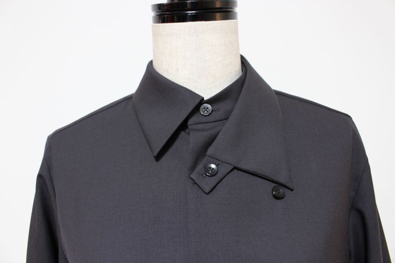 ETHOSENS Shift collar 180 shirt - mousses