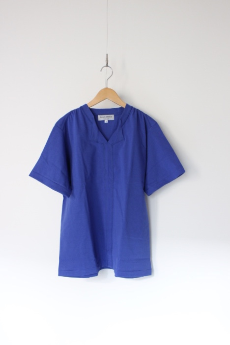 画像1: masao shimizu 変形VネックTシャツ
