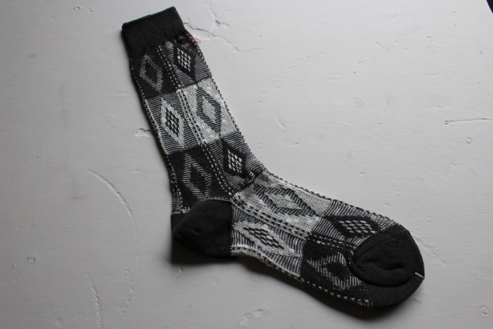 画像1: ayame' デコボコスラブ socks (men's)