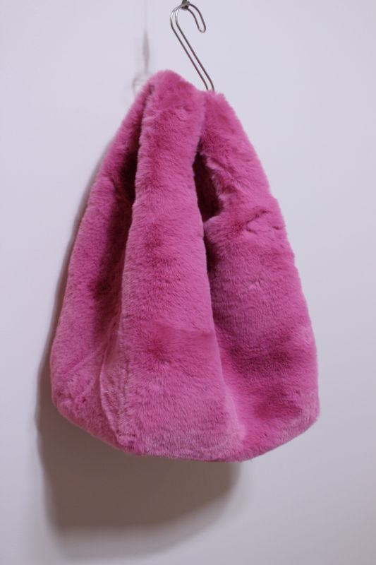 jakke. BERTHA FAUX FUR BAG - mousses