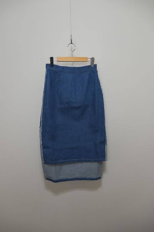 画像1: YUKI デニムタイトスカート