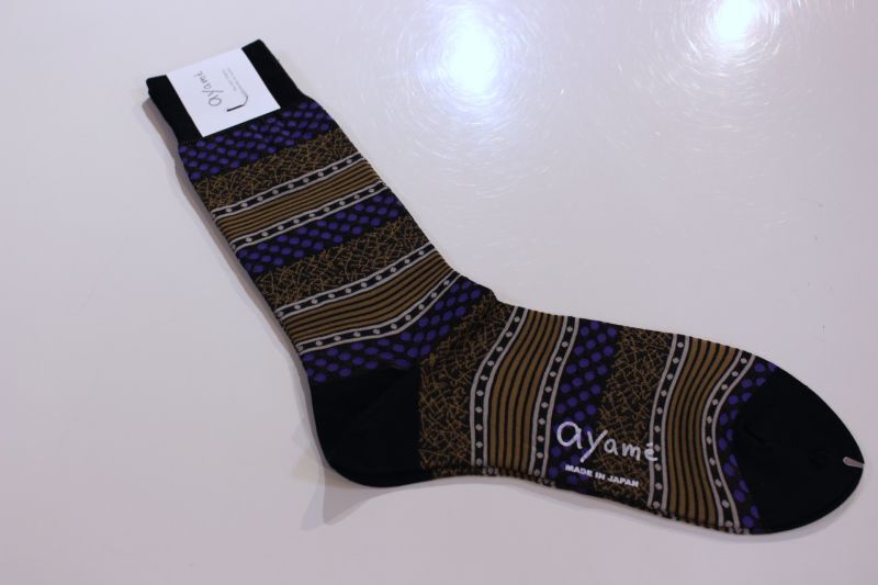 画像2: ayame' Accordion socks(men's)