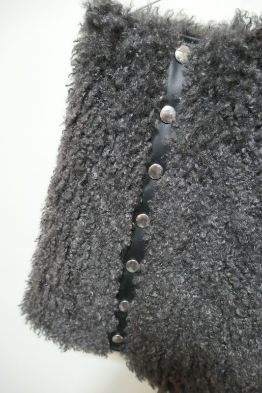 画像2: KISHIDAMIKI poodle fur mini skirt