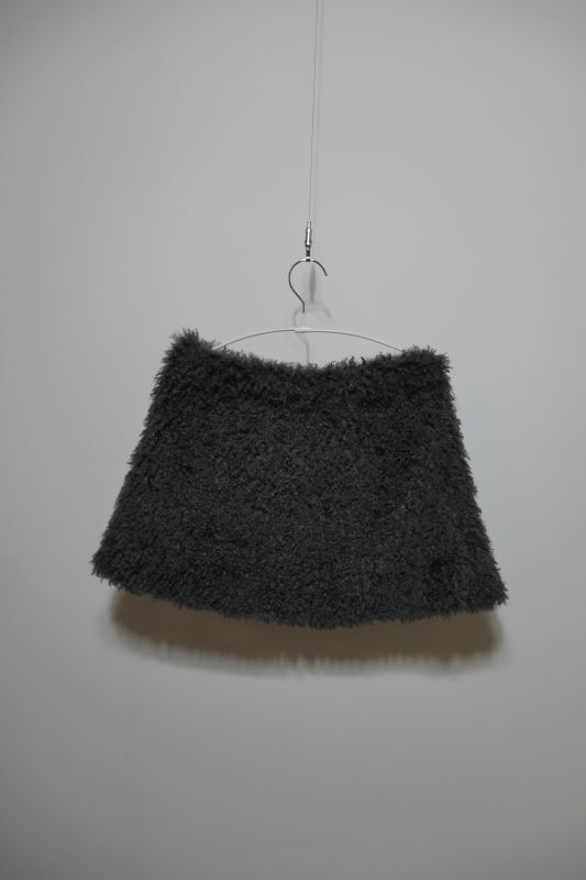 画像3: KISHIDAMIKI poodle fur mini skirt