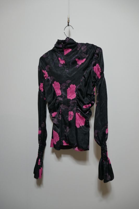 画像5: FETICO Floral print gatherer blouse