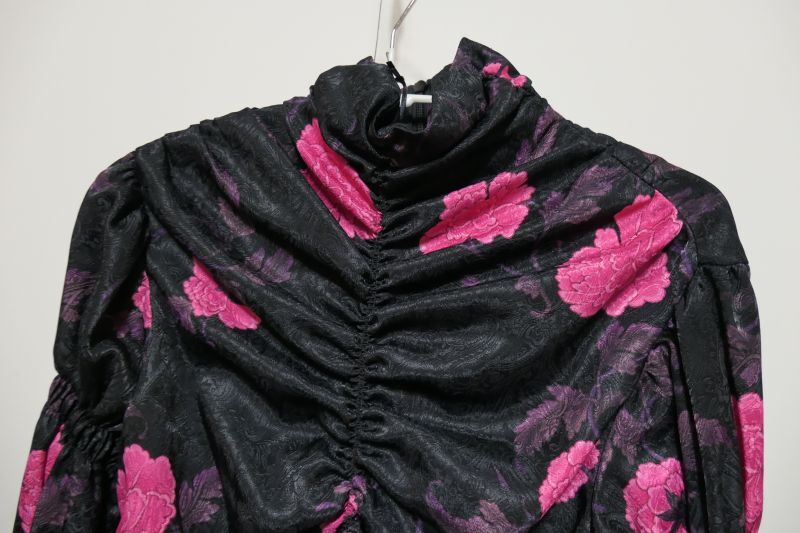 画像4: FETICO Floral print gatherer blouse